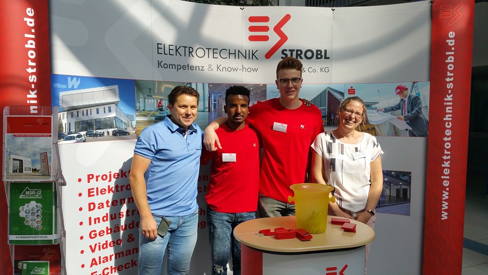 Elektrotechnik Strobl | Ausbildungsmesse Heinrich Kaim Schule Schelklingen 2018