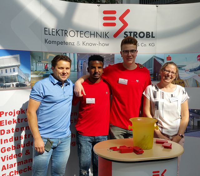 Elektrotechnik Strobl | Ausbildungsmesse Heinrich Kaim Schule Schelklingen 2018