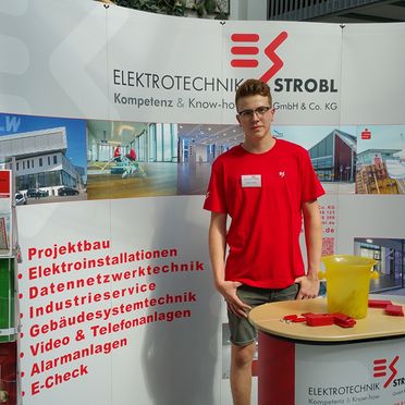 Elektrotechnik Strobl | Ausbildungsmesse Heinrich Kaim Schule Schelklingen 2018