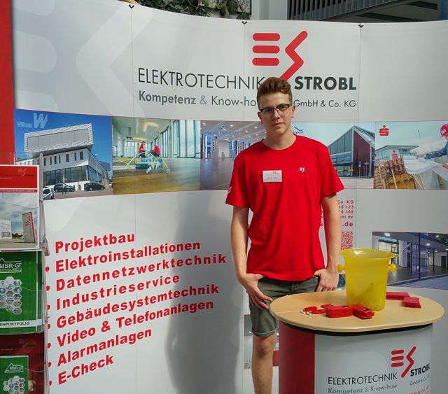 Elektrotechnik Strobl | Ausbildungsmesse Heinrich Kaim Schule Schelklingen 2018