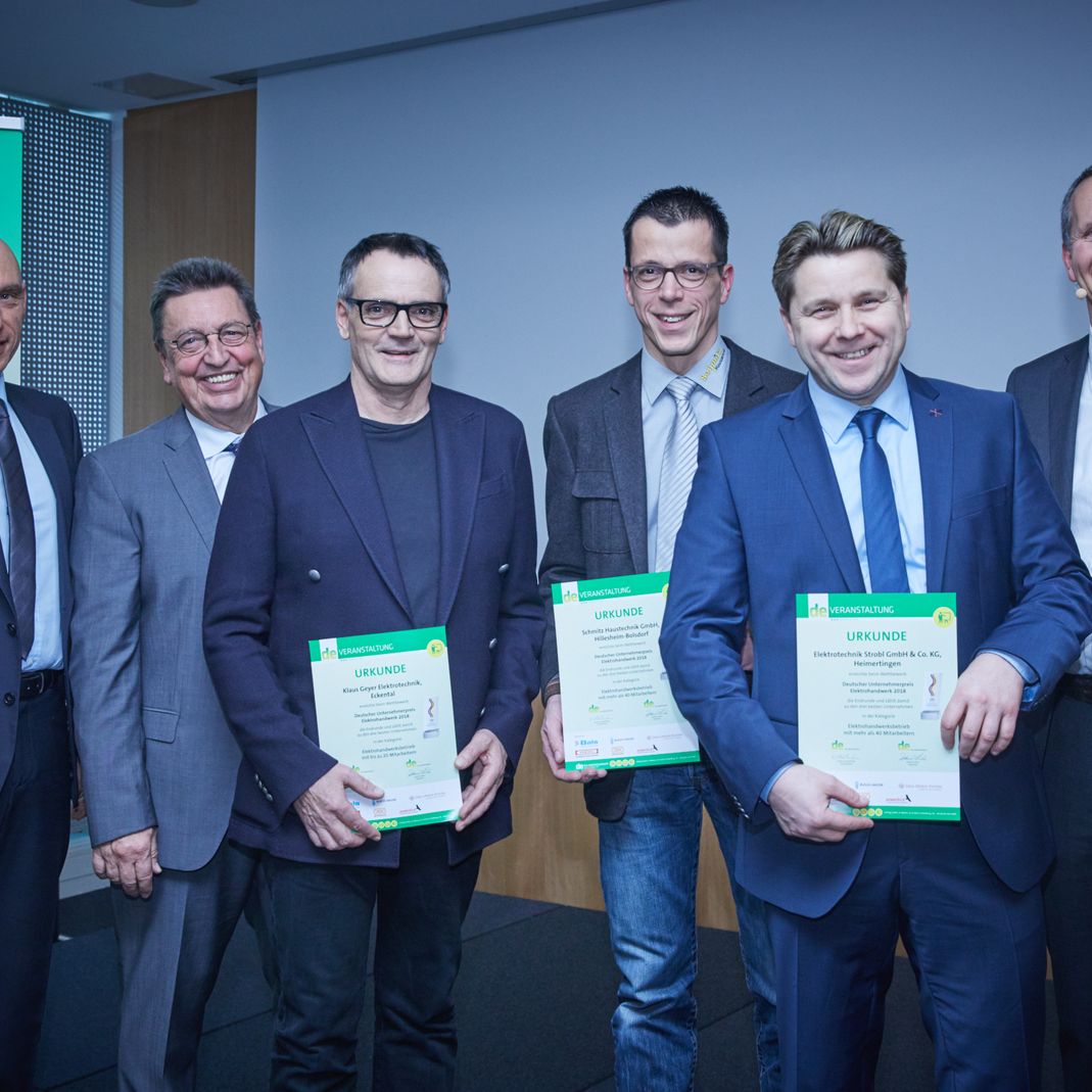 Unternehmerpreis Elektrohandwerk 2018