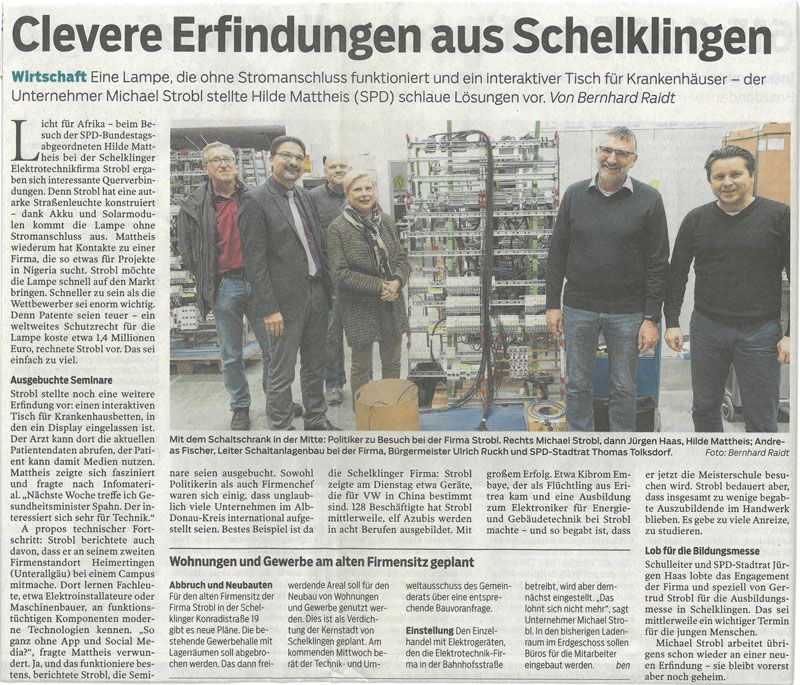 Clevere Erfindung aus Schelklingen