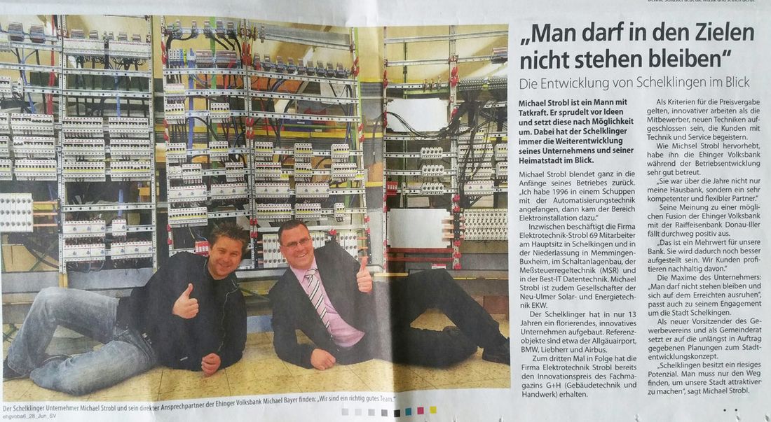 Elektrotechnik Strobl - VR-Knotenpunkt 2013